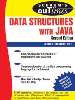 cover image of Data Structures with Java